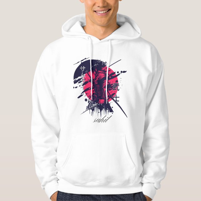 Knight Devil Men’s Hoodie | Gothic Mediaeval Stree (Front)