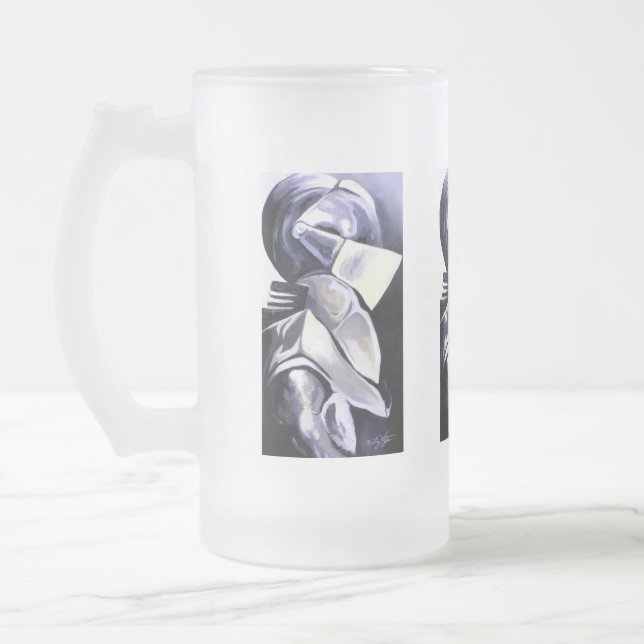 Knight Frosted Beer Mug (Left)