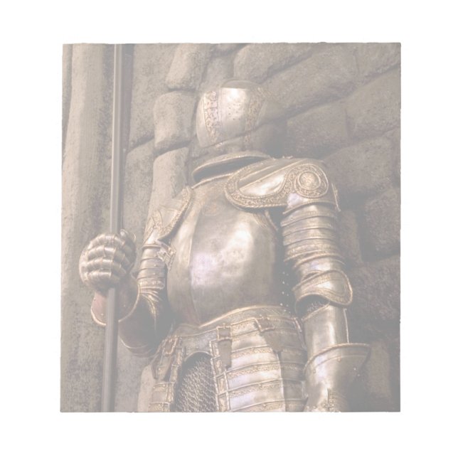 Knight in Armour Notepad (Front)