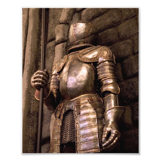 Knight in Armour Photo Print (Front)