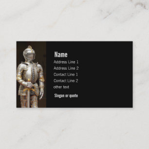 Knight in Shining Armour Business Card