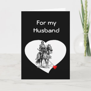Knight in Shining Armour Husband Love Valentine Holiday Card