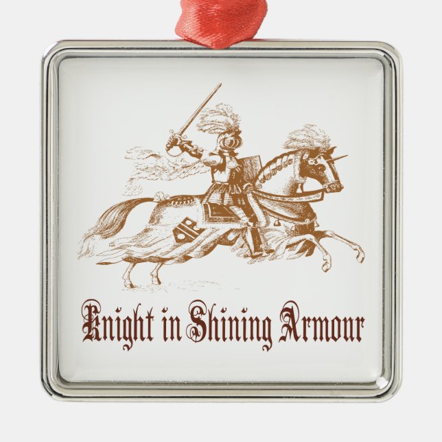 knight in shining armour ornament (Front)