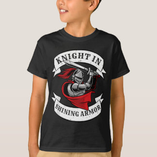 Knight In Shining Armour Templar Knight Sword T T-Shirt