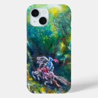 KNIGHT LANCELOT ,HORSE RIDING IN GREEN FOREST