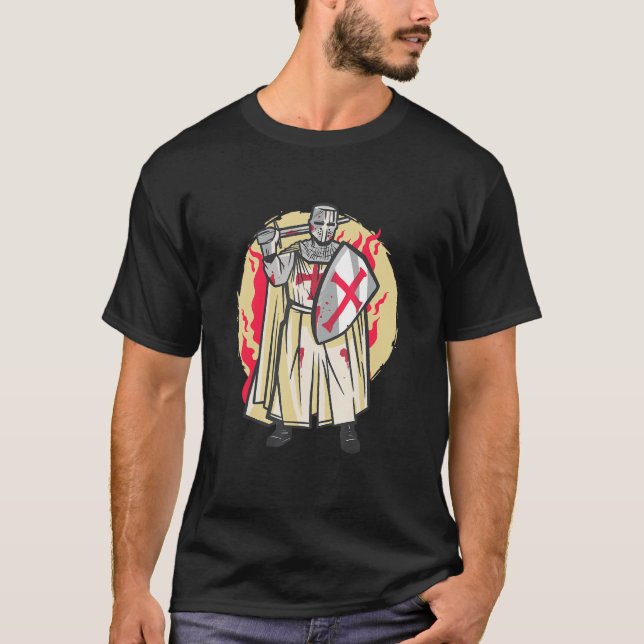 Knight Medieval and Ren Fair T-Shirt (Front)