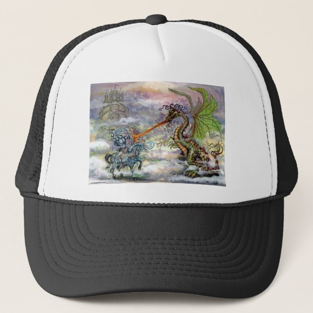 Knight n Dragon Trucker Hat (Front)