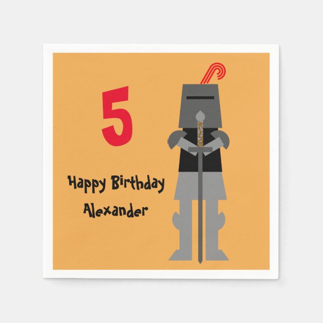 Knight Napkin (Front)