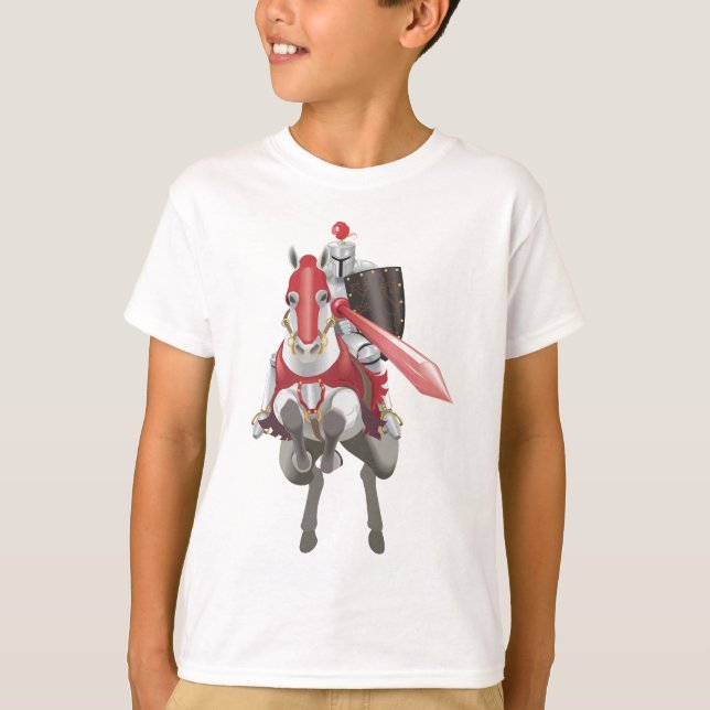 Knight On Horse T-Shirt (Front)