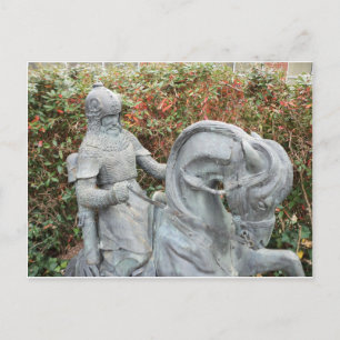 Knight On Horseback Postcard