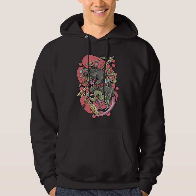 Knight Rat Hoodie (Front)
