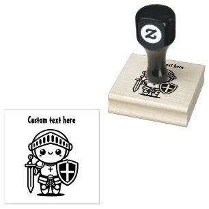 Knight rubber stamp