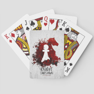 Knight Takes Pawn by Martha Sweeney Playing Cards