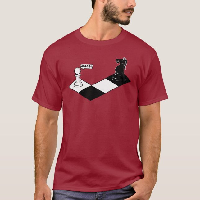 Knight Takes Pawn T-Shirt (Front)