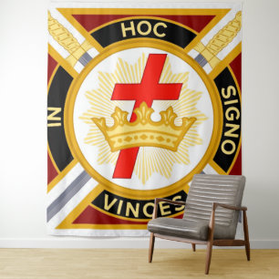 Knight Templar backdrop Tapestry