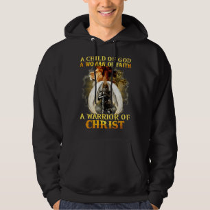 Knight Templar Christian Woman Child Of God Woman  Hoodie