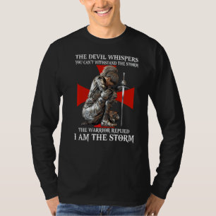 Knight Templar Christian Women Warrior Of God I Am T-Shirt