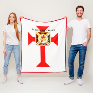 Knight Templar Fleece Blanket