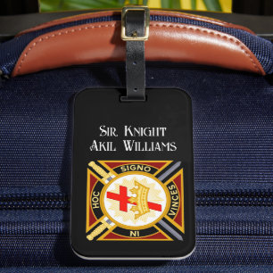Knight Templar  Luggage Tag
