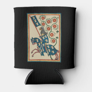 Knight With Eagle Heraldry, 14th Century Mediaeval Can Cooler