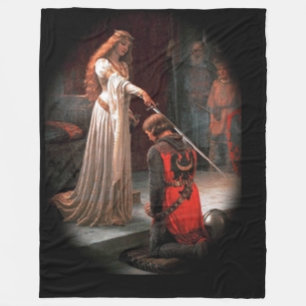 KNIGHTED FLEECE BLANKET