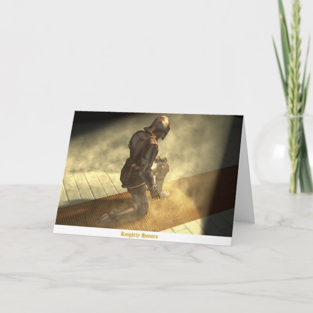 Knightly Honours Card (Front)