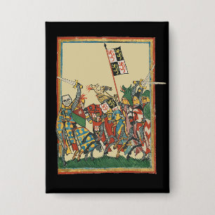 Knights Charging, 14th Century Codex Manesse