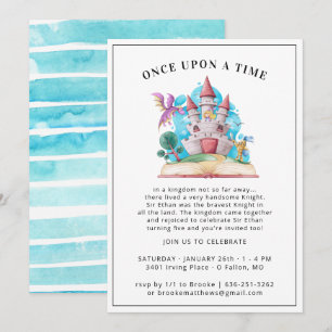 Knights & Dragons Party Invitation