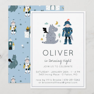 Knights & Dragons Party Invitation