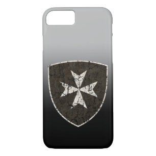 Knights Hospitaller Cross, Distressed Case-Mate iPhone Case