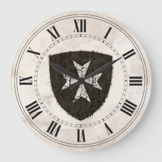 Knights Hospitaller Cross, Distressed Large Clock