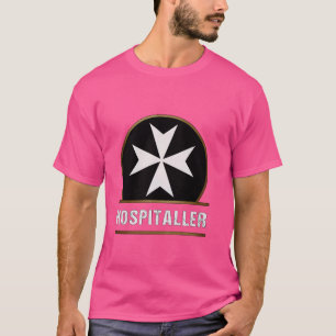 Knights Hospitaller Cross Heraldry Mediaeval Histo T-Shirt