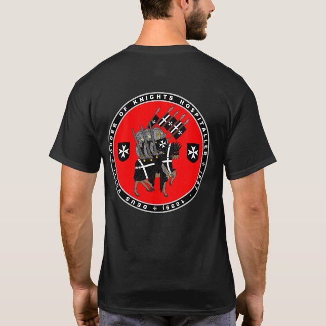Knights Hospitaller Marching to Battle Seal Shirt (Back)