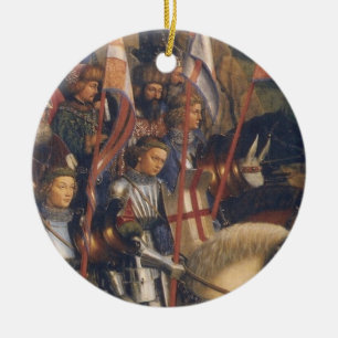 Knights of Christ (Ghent Altarpiece), Jan van Eyck Ceramic Tree Decoration