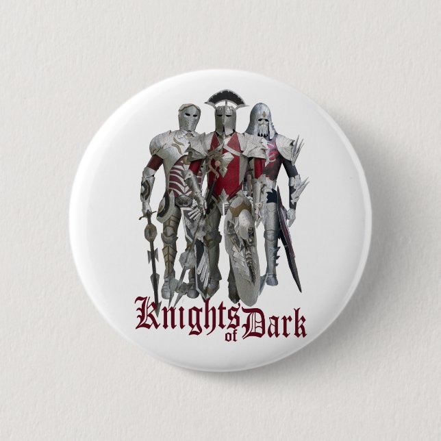 Knights of Dark 6 Cm Round Badge (Front)
