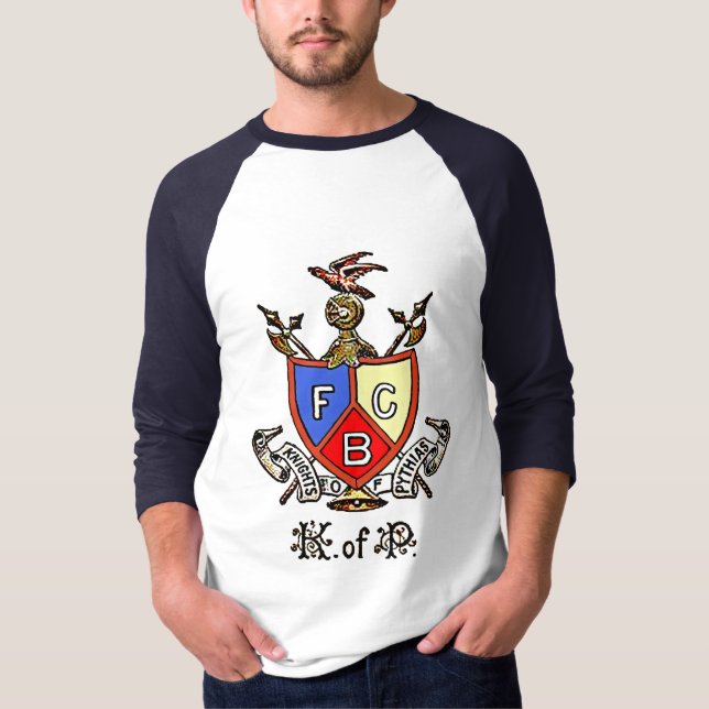 Knights of Pythias Baseball Jersey T-Shirt (Front)