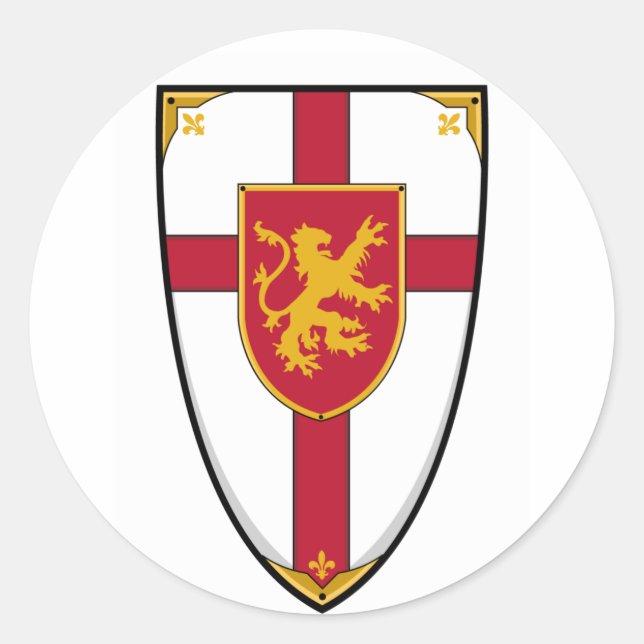 Knights Shield Sticker (Front)
