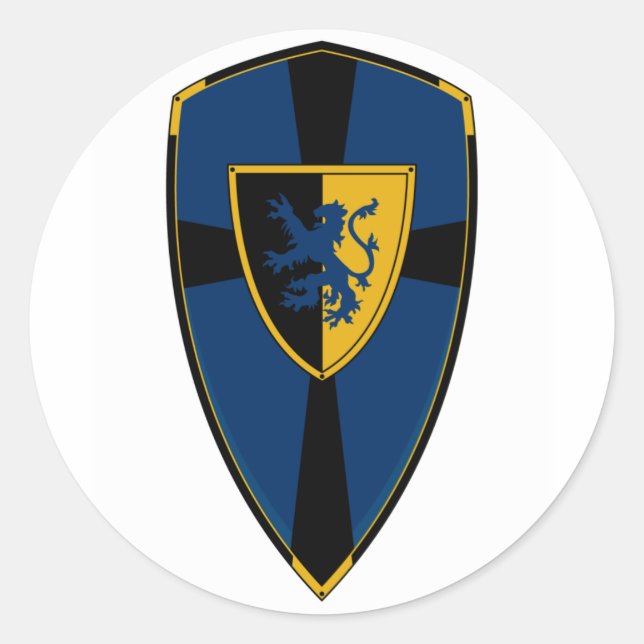 Knights Shield Sticker (Front)