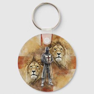 Knights Templar 001 Key Ring