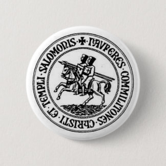 Knights Templar 1 6 Cm Round Badge