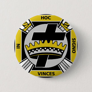 Knights Templar 6 Cm Round Badge