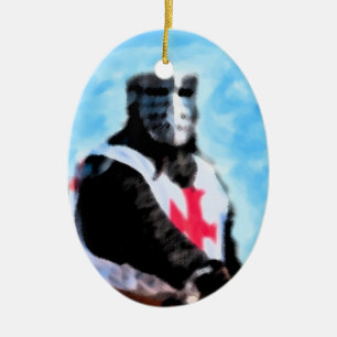 KNIGHTS TEMPLAR CERAMIC TREE DECORATION