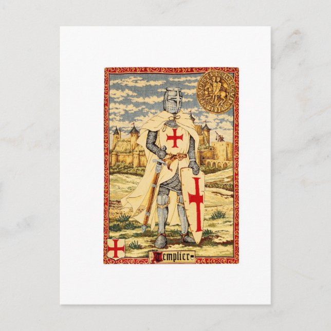 KNIGHTS TEMPLAR CLASSIC POSTCARD (Front)