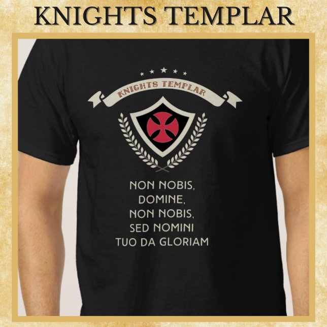 Knights Templar cross Mediaeval warrior of christ T-Shirt (Creator Uploaded)