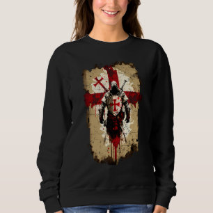 Knights Templar Crusader Cross Soldier of Christ F Sweatshirt