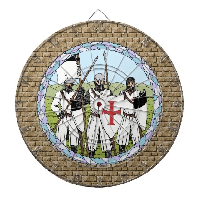 Knights Templar Dartboard (Front)
