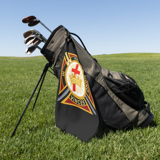 Knights Templar Golf Towel (Green)