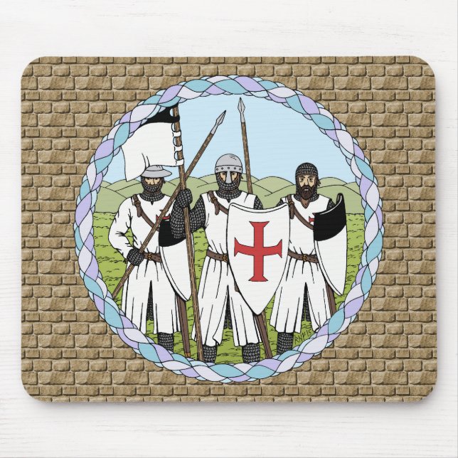 Knights Templar Mouse Pad (Front)