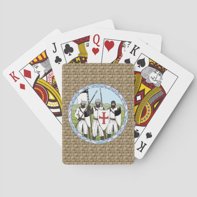 Knights Templar Playing Cards (Back)