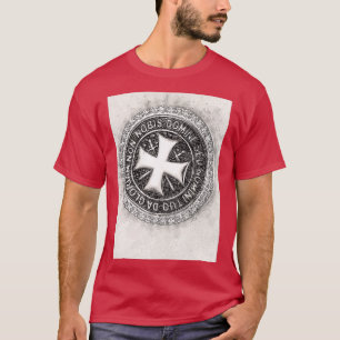 Knights Templar Seal Of Honor Valor Strength And C T-Shirt